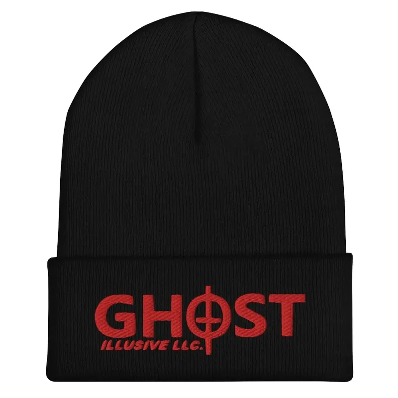 Ghost logo beanie