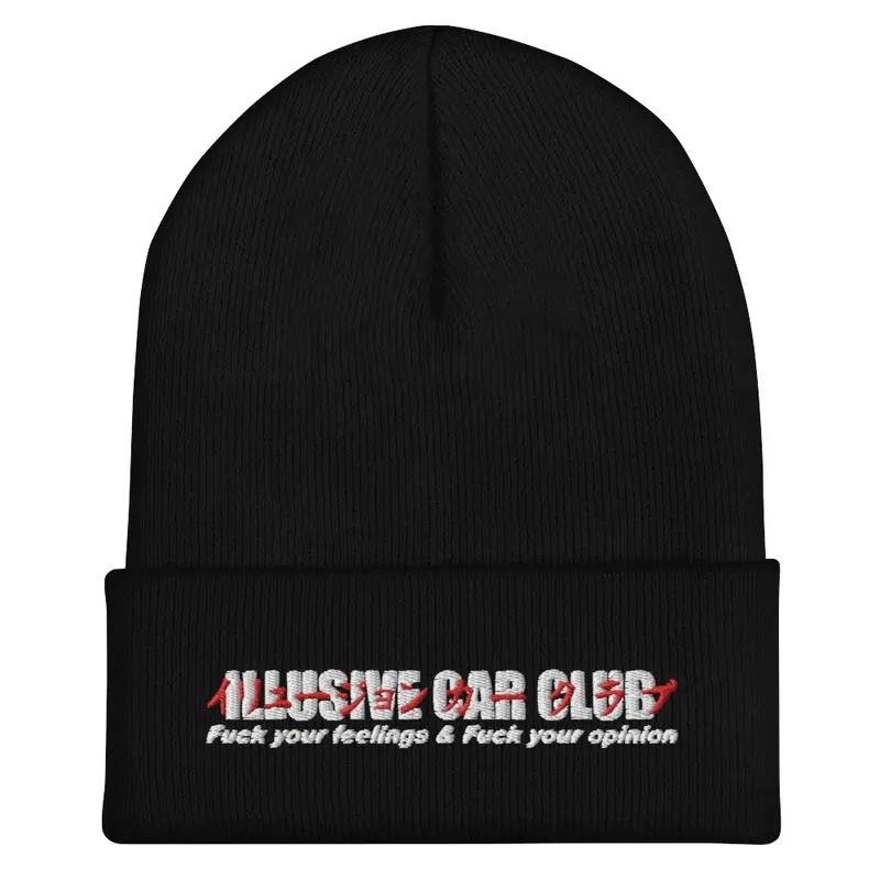 Illusive Car Club banner beanie